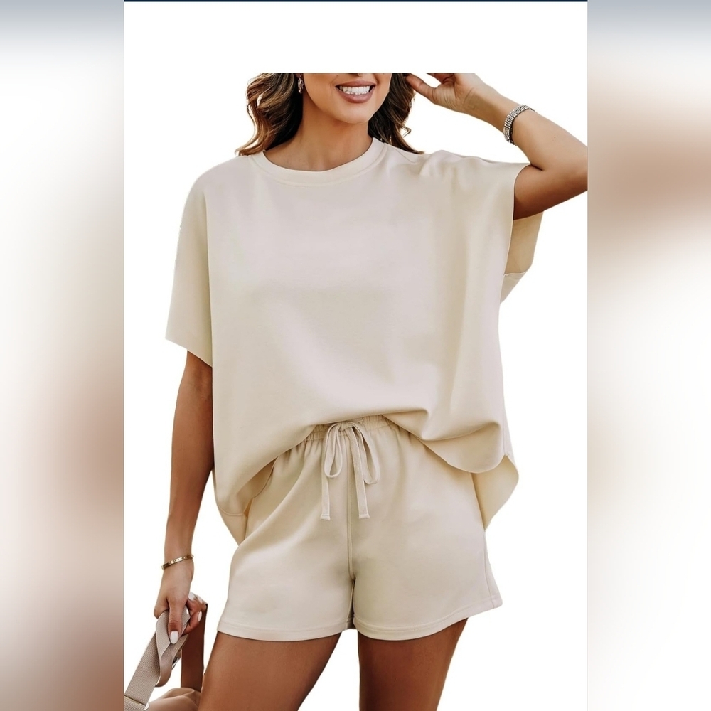 Women's Cream Top Set